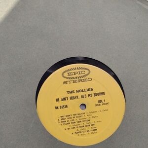 Epic Stereo Vinyl - The Hollies